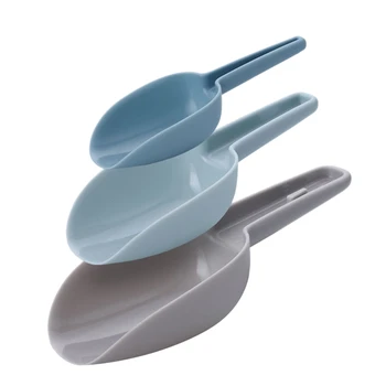

3Pcs/Set Plastic Ice Cream Scoops Ice Shovel Home Kitchen Flour Grain Candy Coffee Bean Ice Scoops Shovel Party Buffet Tools