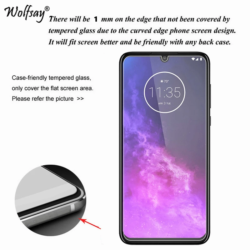 2 шт стекло для Motorola One Zoom экран протектор Закаленное стекло для Motorola One Zoom Стекло для телефона пленка для Motorola One Zoom <
