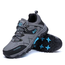 Зимние мужские профессиональные треккинговые ботинки водонепроницаемые Нескользящие уличные треккинговые ботинки высокое качество альпинистские кроссовки для мужчин обувь