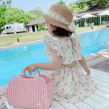 

2020 Summer New Arrvials Girls Fashion Korean Design Dress Kids Clothes Girl Dress