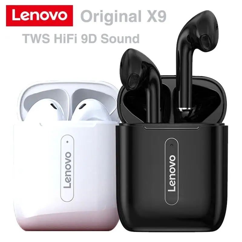 

Lenovo X9 True Wireless Earphones Bluetooth 5.0 Touch Control 9D Dynamic HIFI Stereo TWS Earbuds For Xiaomi Bluetooth headset