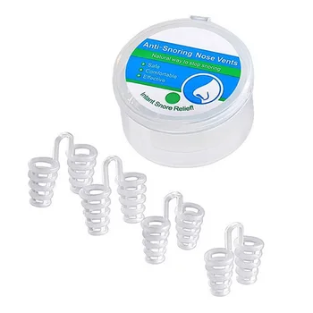 

4pcs Anti Snore Apnea Nose Clip Breathe Aid Stop Snore Device Sleeping Equipment Personal Health Care Accessaries Supplies