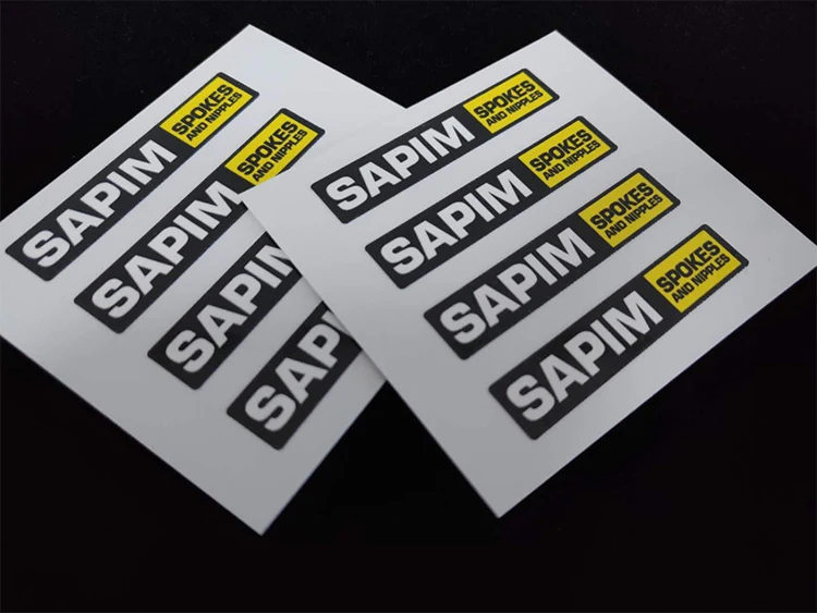 8 pcs SAPIM Спицы наклейки для шоссейного велосипеда тур по Франции Велоспорт наклейка - Цвет: 8 pcs