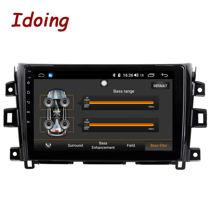 Idoing 10," Автомобильный Радио Мультимедиа Видео плеер навигация gps Android 8,1 8, 1For Nissan Navara Frontier NP300 2011- NO 2 din