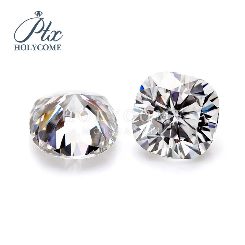 2020 Wholesale Custom high quality gemstone D color cushion cut 5*5MM loose Moissanite Серьги кольцо браслет кольц diamond 2020 Wholesale Custom high quality gemstone D color cushion cut 5*5MM loose Moissanite Серьги кольцо браслет кольц diamond