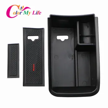

Car Organizer Box Fit for Peugeot 2008 2014 - 2019 Central Armrest Storage Box Container Holder Tray Accessories