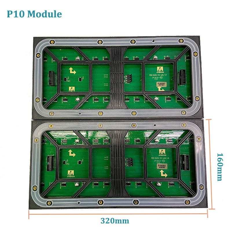 P10mm 320x160mm светодиодный дисплей большой видео настенный SMD3535 водонепроницаемый