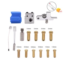 

Artillery 3D Extruder Sidewinder X1 And Genius Silicone Nozzle Kit Heat Block Throat Heat Pipe And Thermistor Extruder Idler Arm