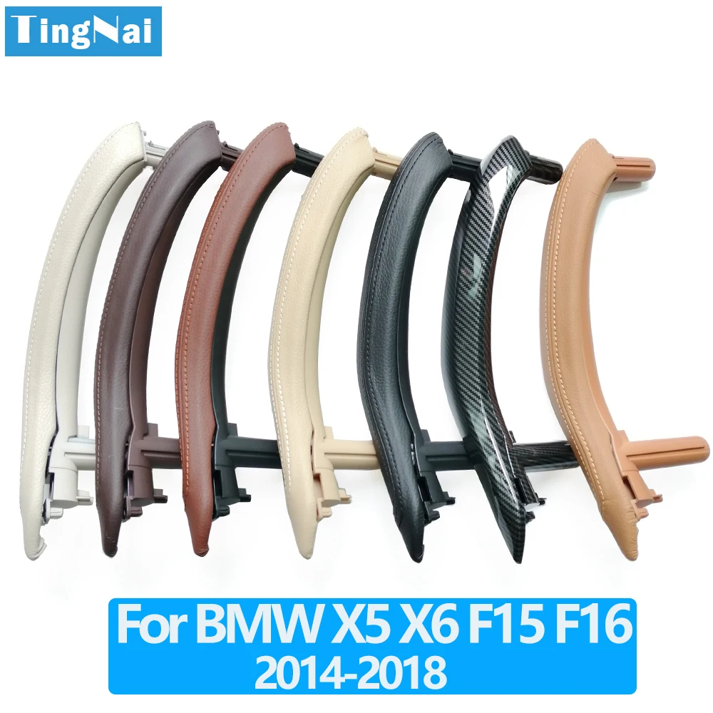 Lhd Rhd Interior Passenger Doors Pull Handle With Leather Outer Cover