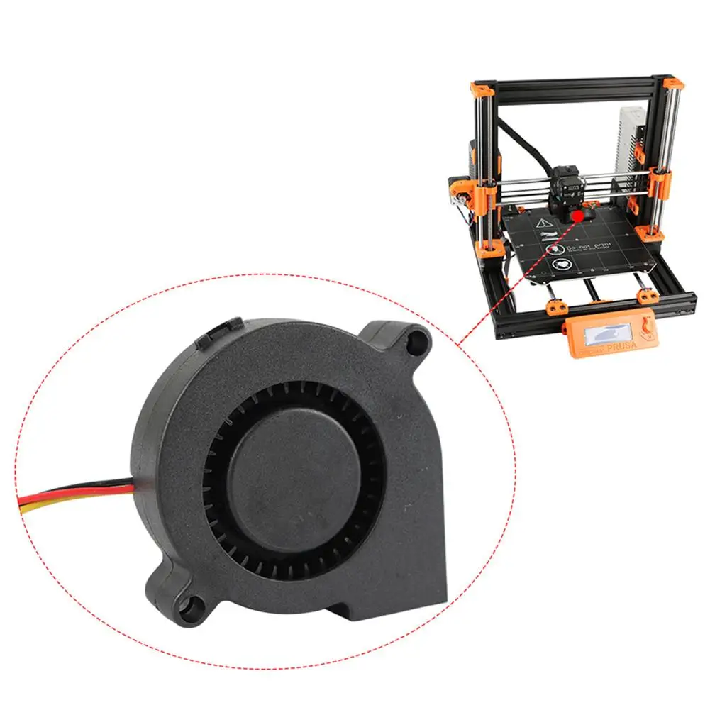 2 шт. 3d принтер бесшумный вентилятор охлаждения для Prusa I3 MK3 воздуходувка радиальный вентилятор части PC чехол процессор кулер рукав подшипник для Prusa I3 MK3