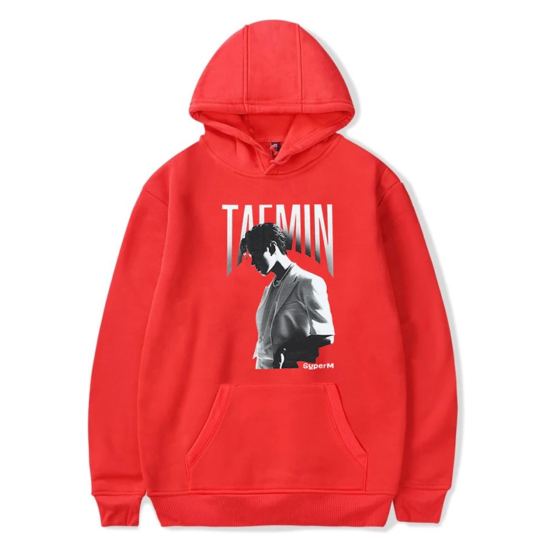 TAEMIN супер-толстовки с капюшоном, свитшоты, модный мужской женский пуловер с капюшоном, спортивный костюм с длинным рукавом, Homme, толстовка, спортивная одежда, топы, XXS-4XL - Цвет: 05