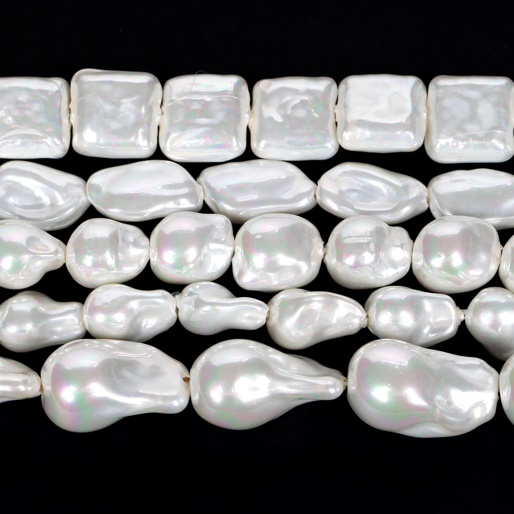 Low Price Value White Freshwater Pearl Beads with Small Core for