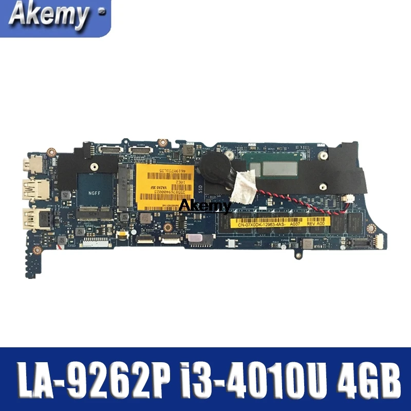 VAZA0 LA-9262P CN-02CMTV 02CMTV 2CMTV для Dell XPS 12 9Q33 материнская плата ноутбука с i3-4010U памятью 4 ГБ |