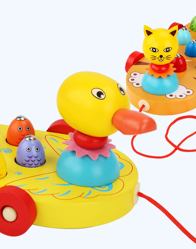 Игра дети котенок Go Рыбалка Procrastination Parenting желтая утка взаимодействие рыболовные игрушки Магнитные