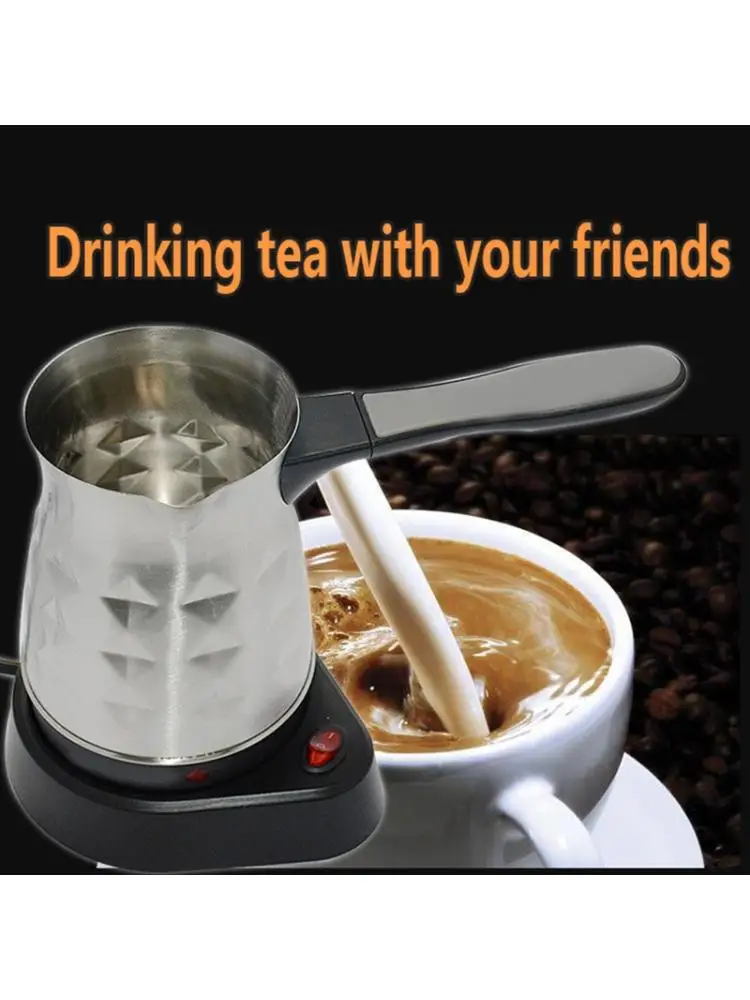 Electric Turkish Espresso Percolator Coffee Maker Pots EU Plug Kettle Home