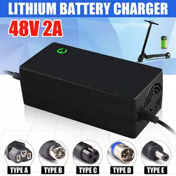 

48V 2A Lithium Battery Charger AC 100-240V Input Lithium Li-ion Charger For Electric Bike Bicycle Scooter Balance Car Charging