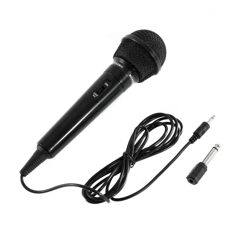 microphone for computer Universal 3.5mm Wired Microphone Protable Performance Public Transmitter KTV Karaoke Recording Handheld Megaphone Black Silver headphones with mic