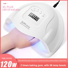 Nail Dryers 4 Speed Intelligent Induction Phototherapy LED Manicure Lamp 120W High-power 36 Dual-light Headlight Beads 10/30/60S