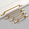 KK&FING American Solid Aluminum Alloy Gold Cabinet Handles Drawer Knobs Kitchen Cupboard Wardrobe Door Pulls Furniture Hardware ► Photo 3/6