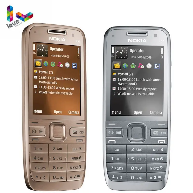 Najtaniej Nokia E52 GSM smartfonów WIFI Bluetooth GPS 3.2MP wsparcie rosyjski i klawiatura arabska oryginalny odblokowany telefon komórkowy