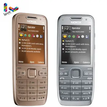 ノキア E52 GSM スマートフォン WIFI Bluetooth GPS 3.2MP サポートロシア · アラビア語キーボードオリジナルロック解除携帯電話
