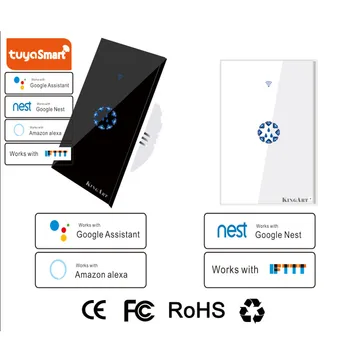 

20A High Power WIFI Smart Touch Water Heater Switch Compatible with IOS/Android/Tu Ya Smart App Water Heater WiFi Control Switch