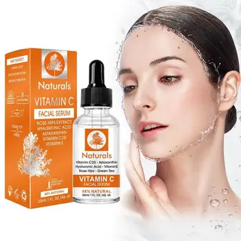 

30ml Hyaluronic Acid Serum for Face Cream Shrink Pore Green Whitening Oil Control Moisturizing Skin Repair Acne