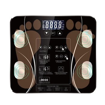 

Bathroom Body Fat Scale Digital Human Weight Scales Floor LCD Display Body Index Electronic Smart Weighing Scales