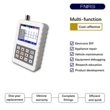 Dso fnirsi pro handheld mini osciloscópio digital portátil 5m largura de banda 20msps taxa de amostragem com p6020 bnc padrão sonda