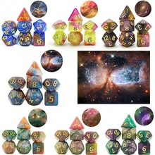 Блестящие яркие как Вселенная Галактика РПГ DND игра цифровые