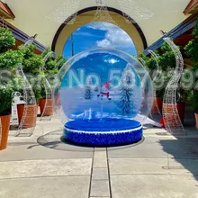 Надувной снежный шар для рождественских 3M, диаметр, человеческий размер, надувной снежный шар для рекламы, снежный глобус, фотобудка