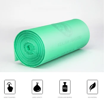 

150 Pcs 6L Biodegradable Trash Bags Eco-friendly Recycling Garbage Bags Household Compostable Garbage Bag