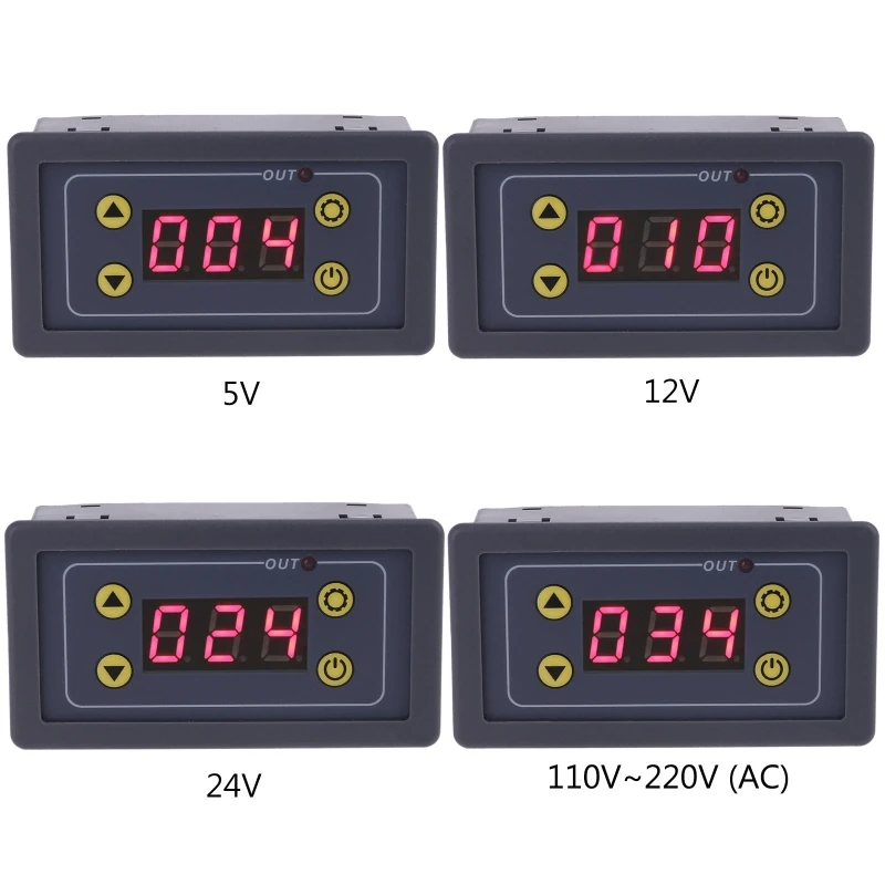 Controlador de tempo programável dc12v/24v ac110v/220v módulo de controle  do interruptor do atraso do temporizador de digitas interruptor de  ligar/desligar - AliExpress