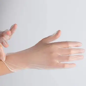 

Food Protective Gloves 10Pcs Household PVC Isolation Inspection Kitchen Bread Barbecue Household Cleaning Latex Glove Disposable