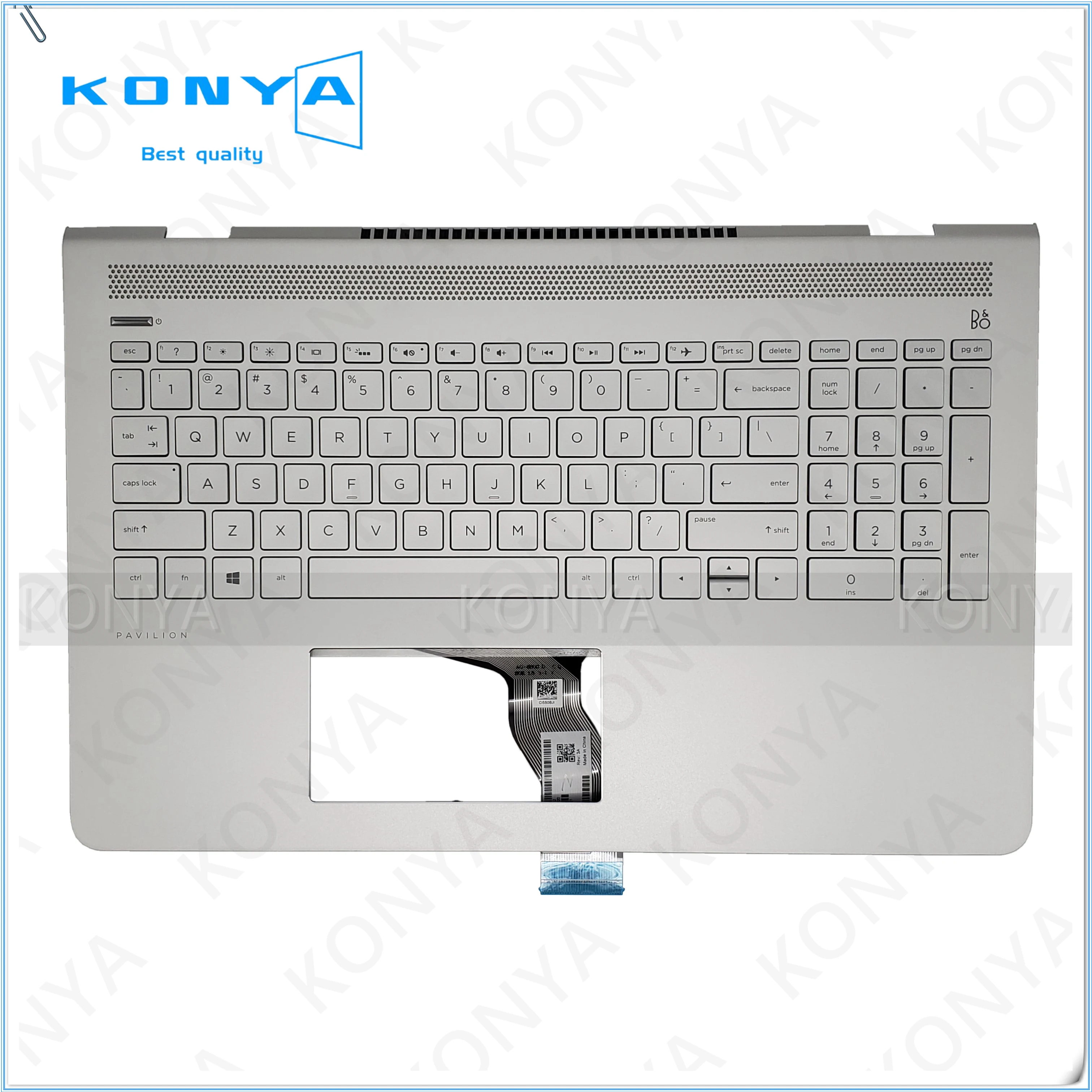 Для hp Pavilion 15-CD 15-cd027ax Упор для рук крышка Touc hp ad с американской клавиатурой 928438-001 920019-001