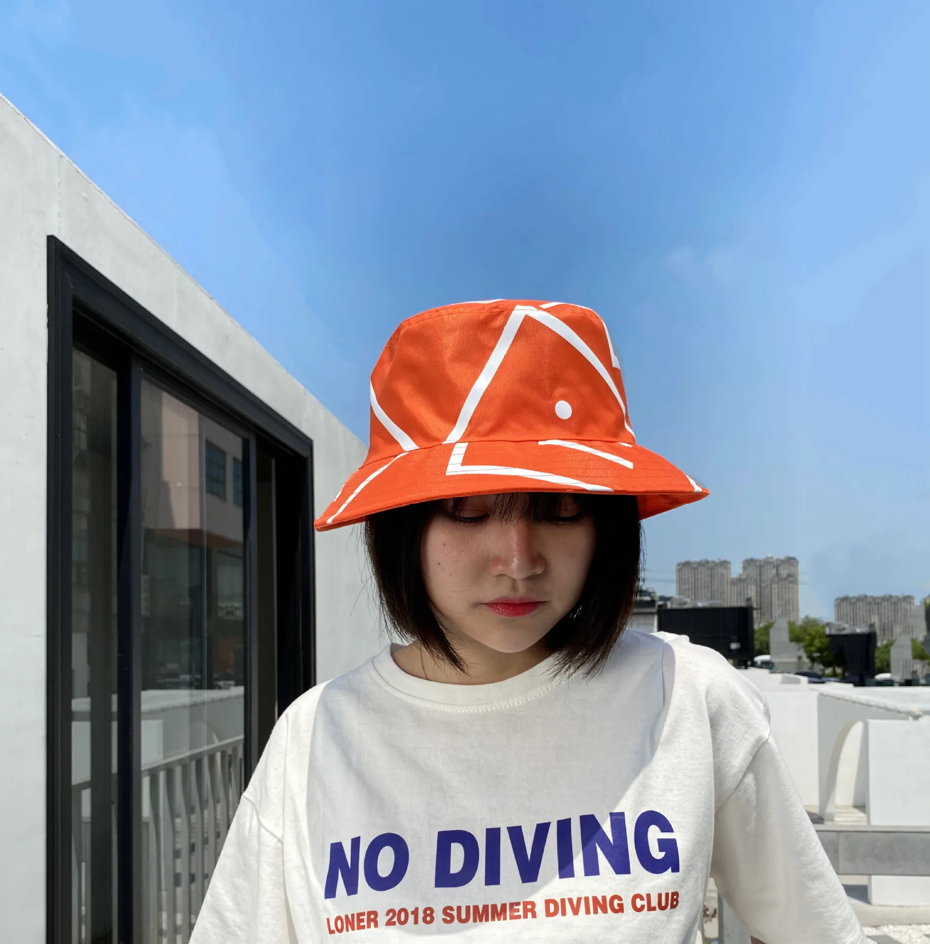 Chapeau Hermès Harper Nautic – Rose – Coton – Taille 58 – Femme – Occasion Très Bon État