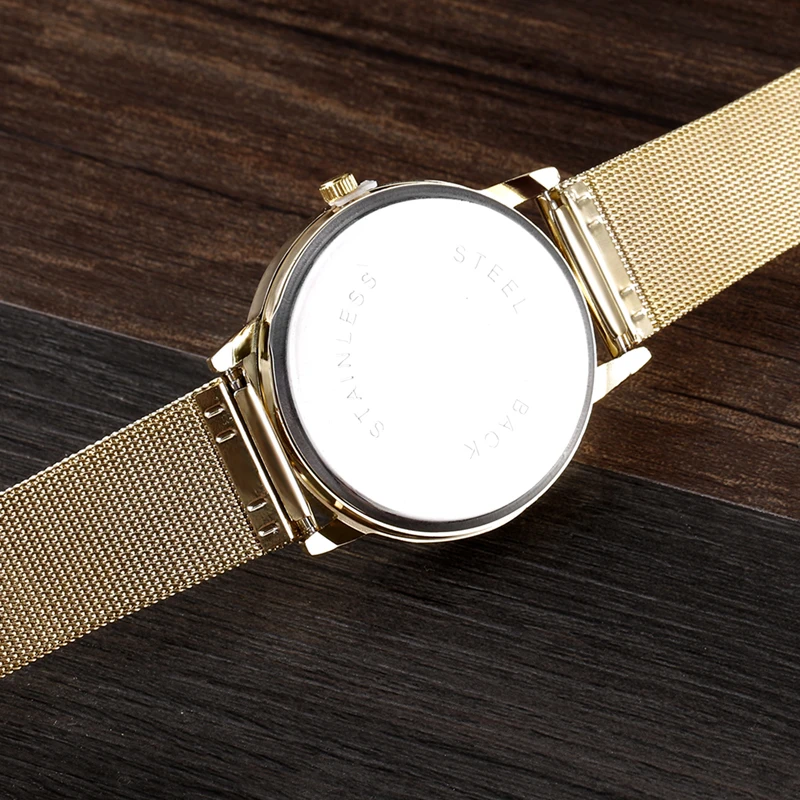 Роскошные женские часы горячая Распродажа Золотой Бренд браслет из нержавеющей стали аналоговые кварцевые наручные часы платье часы Relogio Feminino