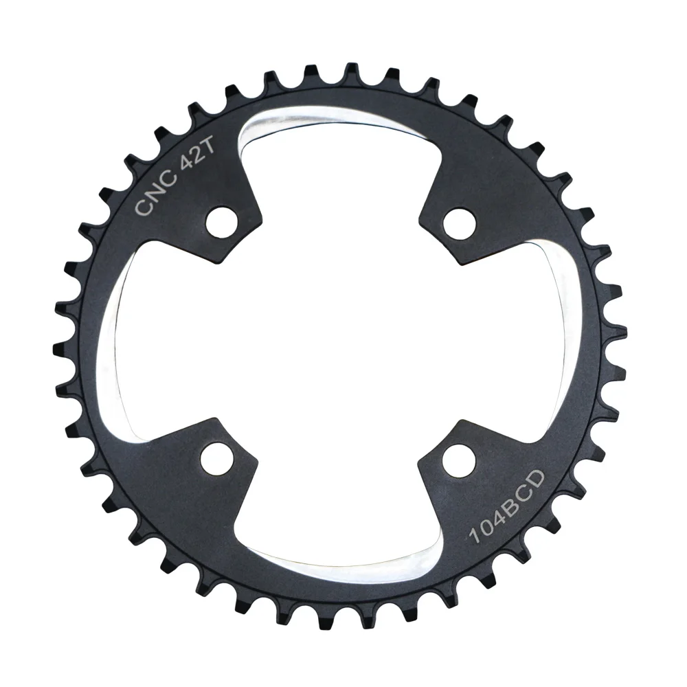 104BCD Bicycle Crank Chainring Round 32T 34T 36T 38T 40T 42T Tooth Plate Narrow Wide ChainWheel 104 BCD MTB Bike Chain ring