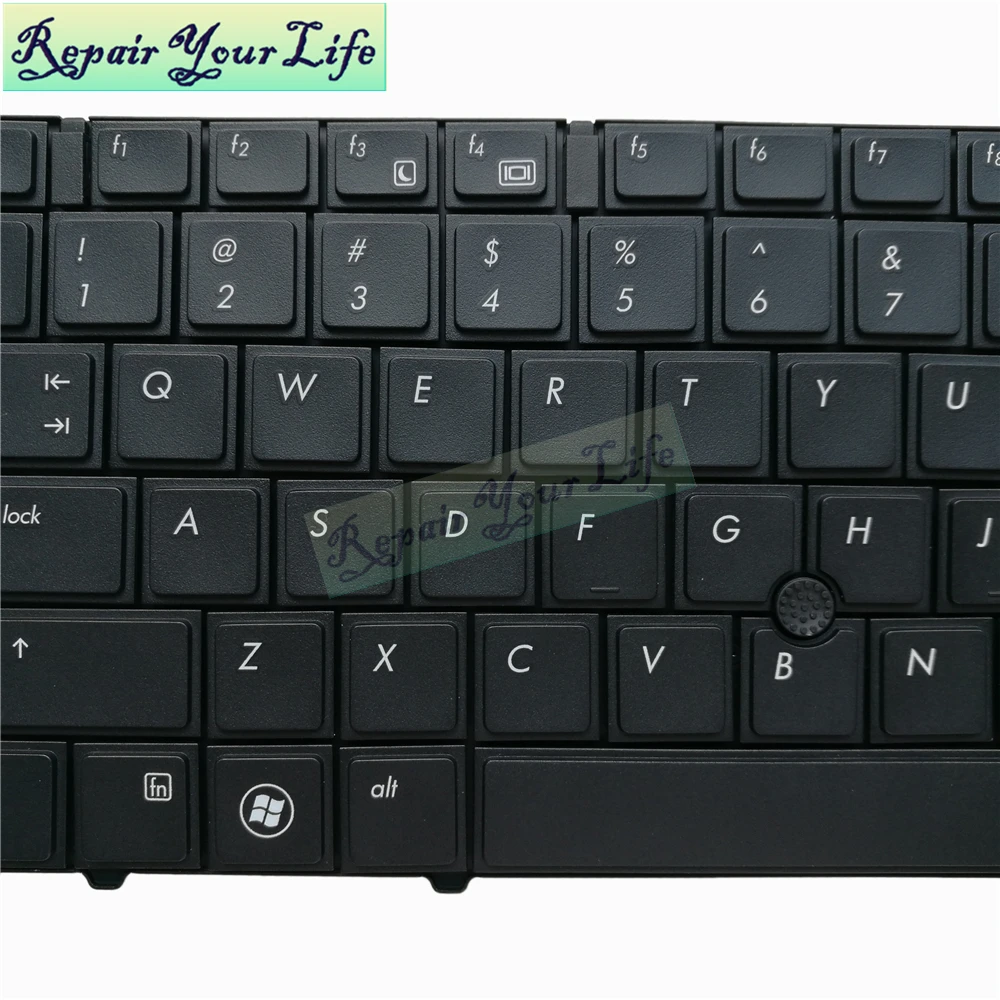 Клавиатура для ноутбука HP EliteBook 8540p 8540 Вт черный стандарт США на английском языке