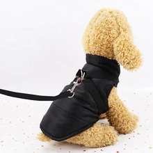 Inverno Animale Domestico Cane Cappotto Impermeabile Cucciolo Vestiti Con La Cinghia Della Cassa del Fascio di Maglia Per Cani di Piccola Taglia Chihuahua Yorkie Vestiti(China)