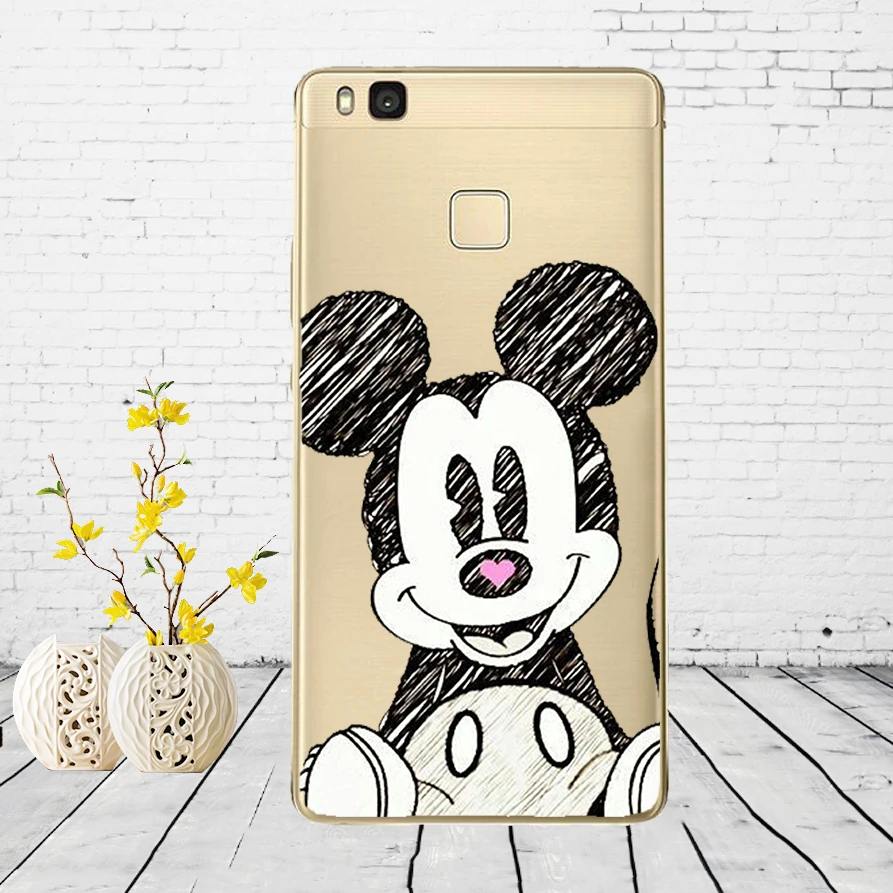 D15 Чехол для huawei P9 Lite, милый силиконовый мягкий чехол с животными из ТПУ для Funda huawei P9 Lite, чехол для телефона P9 P9Lite - Цвет: D15