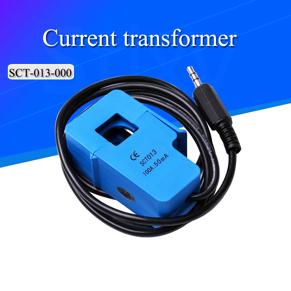 Current Transformer SCT013 5A 10A 15A 20A 30A 50A 60A SCT-013-000 Non-invasive AC current sensor Split Core Current Transformer