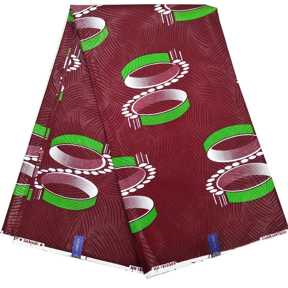 Популярная африканская ткань настоящий голландский воск африканская ткань Воск Принт pagne высокое качество Анкара ткань из Анкары и Нигерии батик