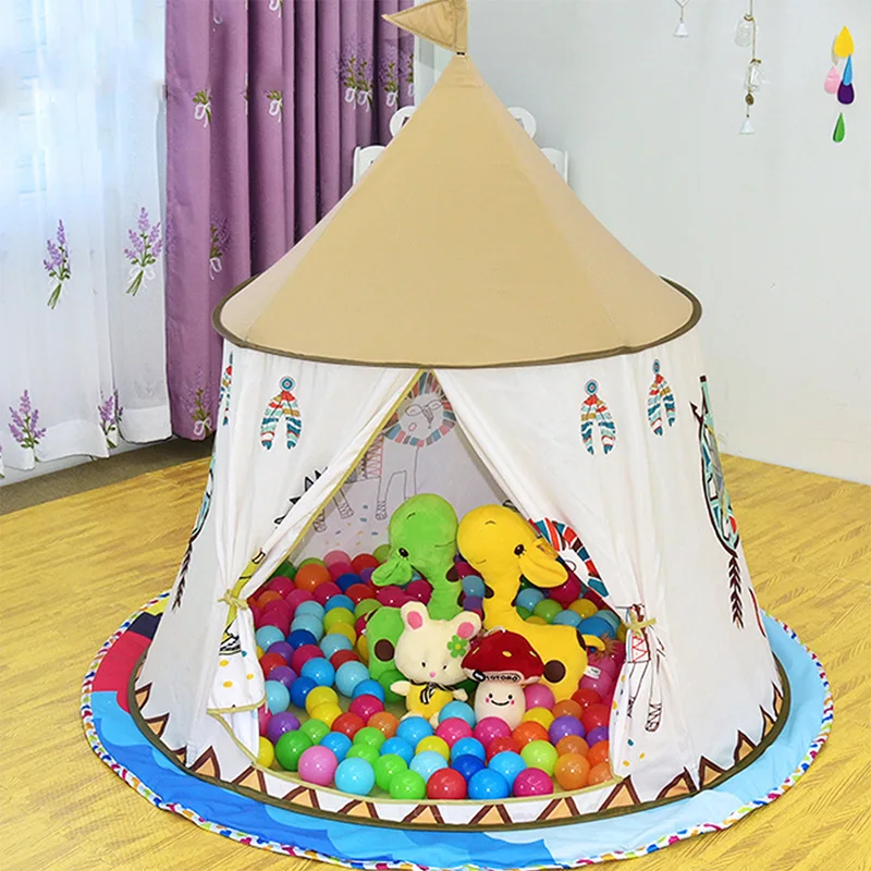 

Children Simplicity Tent Game House Indoor Household Infant Kids Game Castle Little Lion Animal Tent