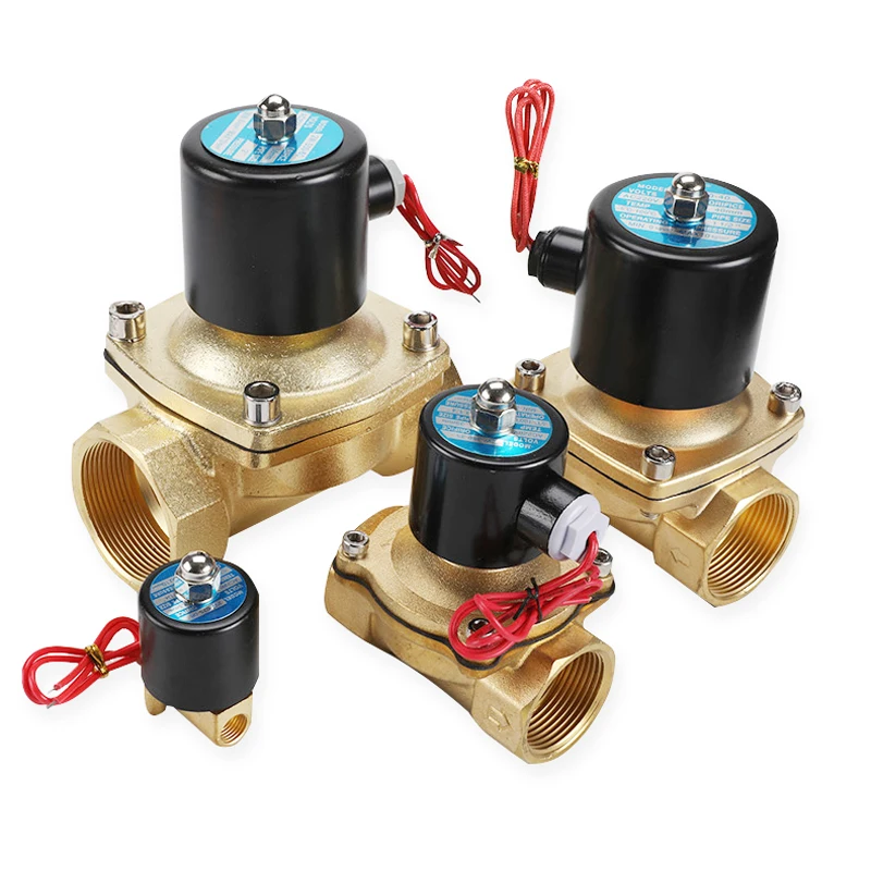 1/4 &quot3/8" 1/2 &quot3/4" 1 "Электрический Соленоидный клапан DN08 DN10 DN15 DN20 DN25 N/C