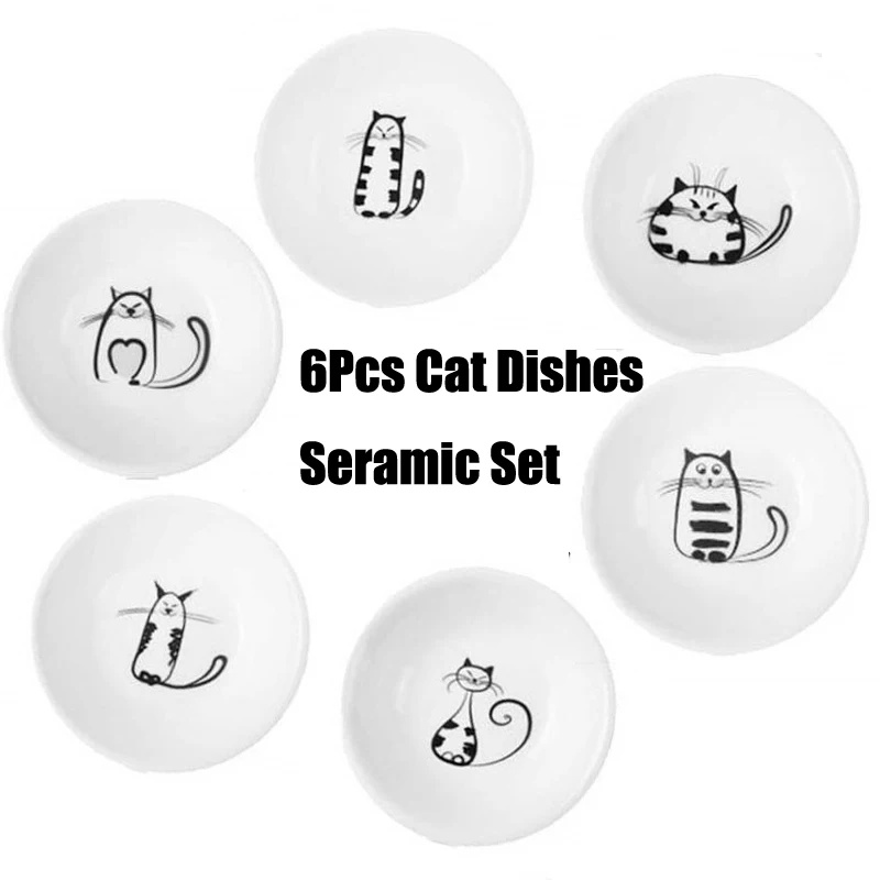

Japanese Cat Ceramic Serving Dishes Ceramic And Plates Sets Mini Snack Salad Dinner Tray Sauce Oven Baking Dish Tableware Set