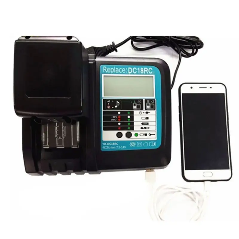 

DC18RC Charging Current Li-ion Battery Charger for Alternative Makita Power Tool 72XD