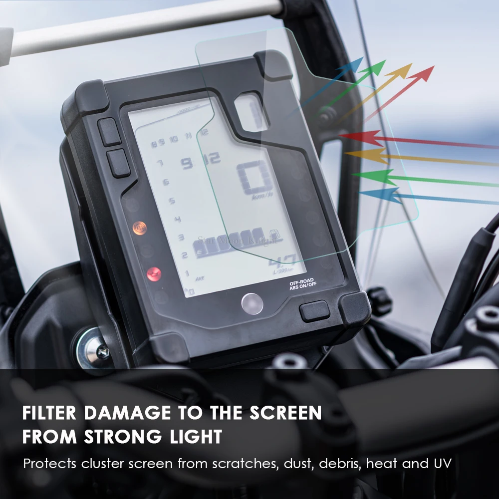 Motorcycle Scratch Cluster Screen Dashboard Protection motorcycle accessories motorcycle screen protector Instrument Film For YAMAHA Tenere 700 Tenere700 T700 XTZ 700 -