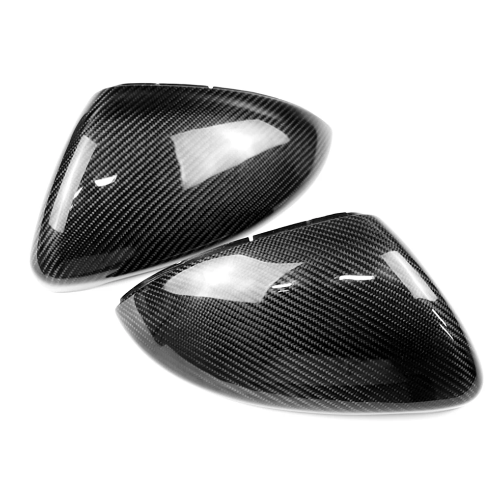 Замена для Golf MK7 GTI 2013- 1 пара боковое крыло зеркальное покрытие отделка карбоновые крышки автозапчасти