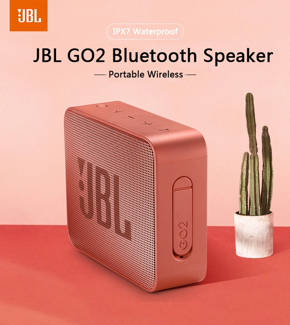 JBL GO 2 Portable Wireless Speaker Portable Waterproof Bluetooth
